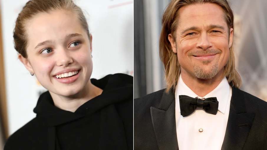 Filha de Angelina Jolie retira sobrenome de Brad Pitt na Justiça Filha de Angelina Jolie retira sobrenome de Brad Pitt na Justiça