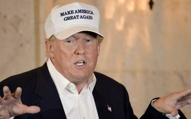 Donald Trump: slogan da campanha eleitoral do Partido Republicano em 2016 foi: “Make American Great Again” 