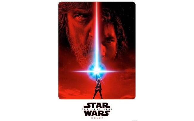 Primeiro pôster de Star Wars: Os Últimos Jedi destaca Luke Skywalker e Rey