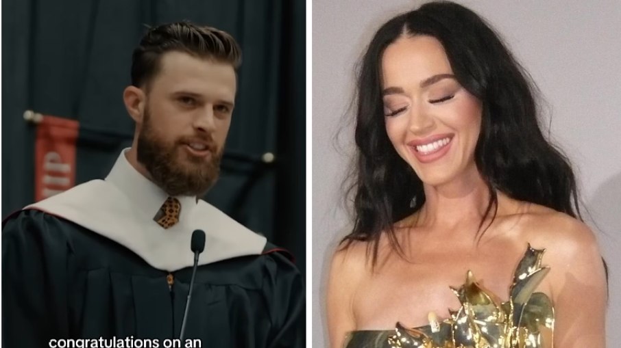 Katy Perry editou o discurso de Harrison Butker, considerado sexista e anti-LGBTQ+, feito para formando da Benedictine College