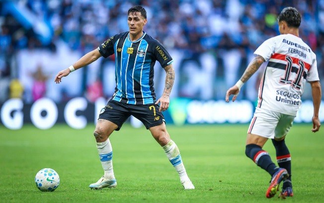 Pavón marcou o gol da vitória do Grêmio contra o São Paulo