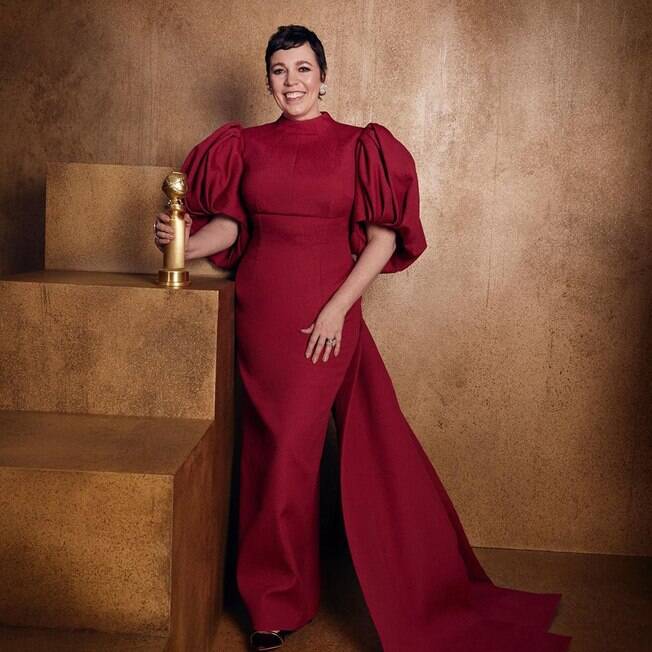 Olivia Colman foi a vencedora na categoria de Melhor Atriz em série de drama