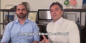 "Um minuto de tristeza e 10 anos de gás", diz Eduardo Bolsonaro