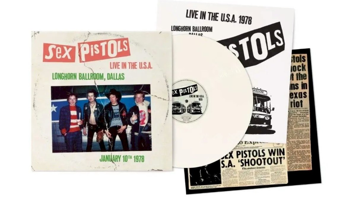 Sex Pistols: show histórico de 1978 ganha edição em vinil branco Sex Pistols: show histórico de 1978 ganha edição em vinil branco