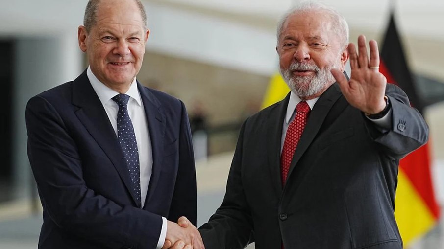 Presidente Lula recebe o chanceler alemão Olaf Scholz