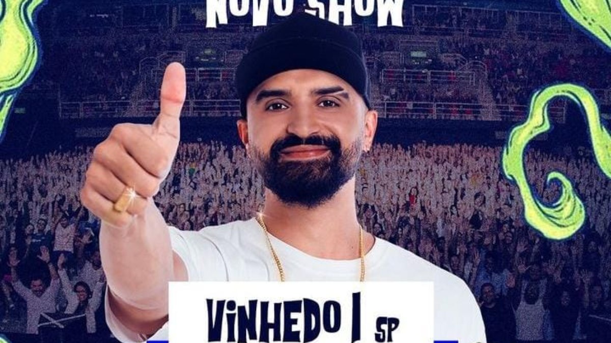 Humorista Thiago Ventura realiza apresentação em Vinhedo