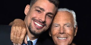 Cauã Reymond revela bastidores com Giorgio Armani: 'Icônico'