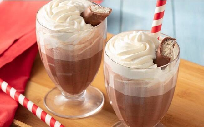 Esta combinação deliciosa fica ainda mais gostosa no milkshake!