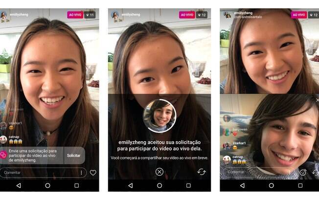 Instagram libera botão para solicitação de participação na live de outro usuário; veja como utilizar o novo recurso