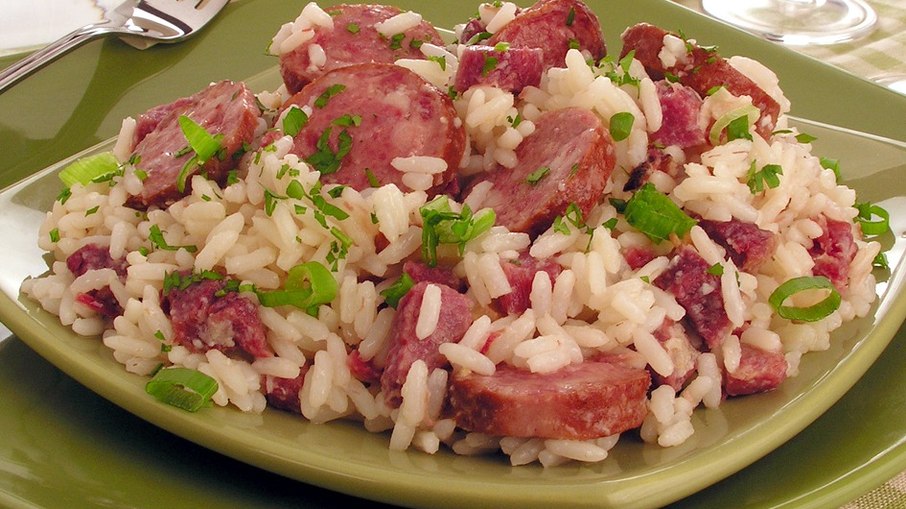 Receita de arroz carreteiro na pressão