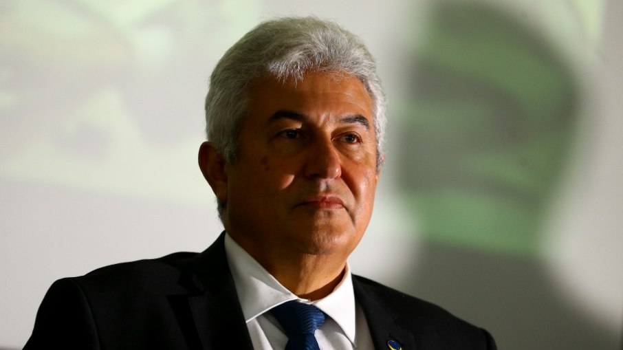 O Ministro de Estado da Ciência, Tecnologia, Inovações e Comunicações, Astronauta Marcos Pontes, durante a cerimônia de lançamento da Câmara da Saúde 4.0, em 30/01/2020