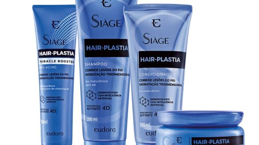 Combo Siàge Hair Plastia com Booster Pro-Aging