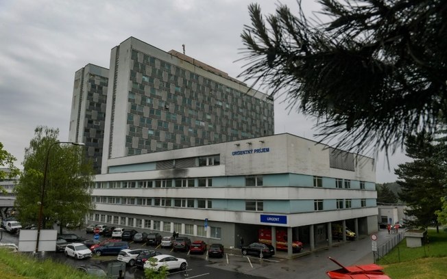 O hospital de Banska Bystrica, onde o primeiro-ministro Robert Fico está internado
