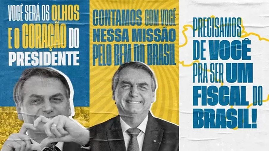 Trechos da propaganda sobre 'fiscais' de Bolsonaro