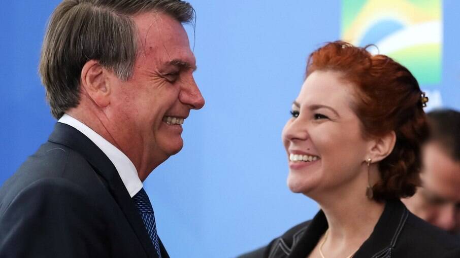 Bolsonaro e Carla Zambelli