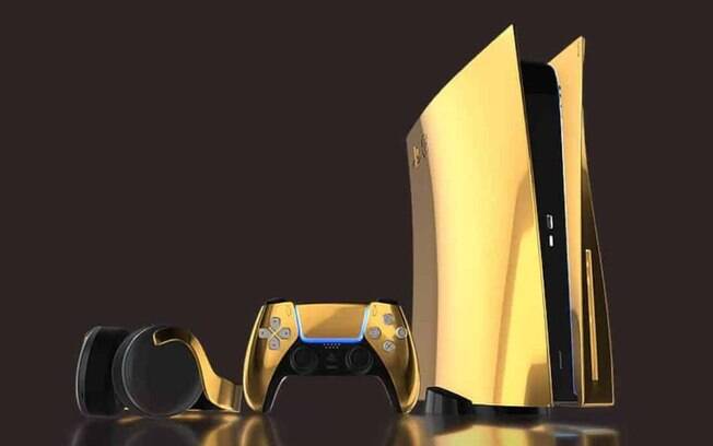 Truly Exquisite produz PlayStation 5 folheado a ouro