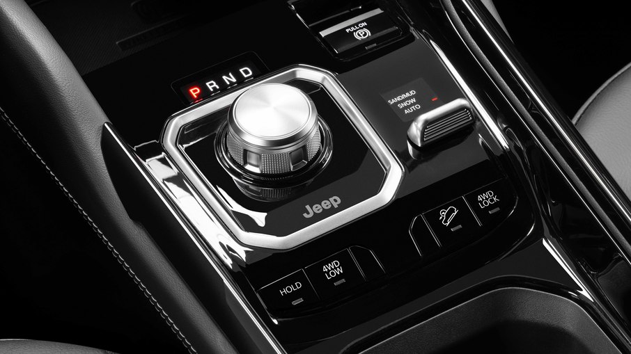 Novo console central do Jeep Commander 2026 Novo console central do Jeep Commander 2026