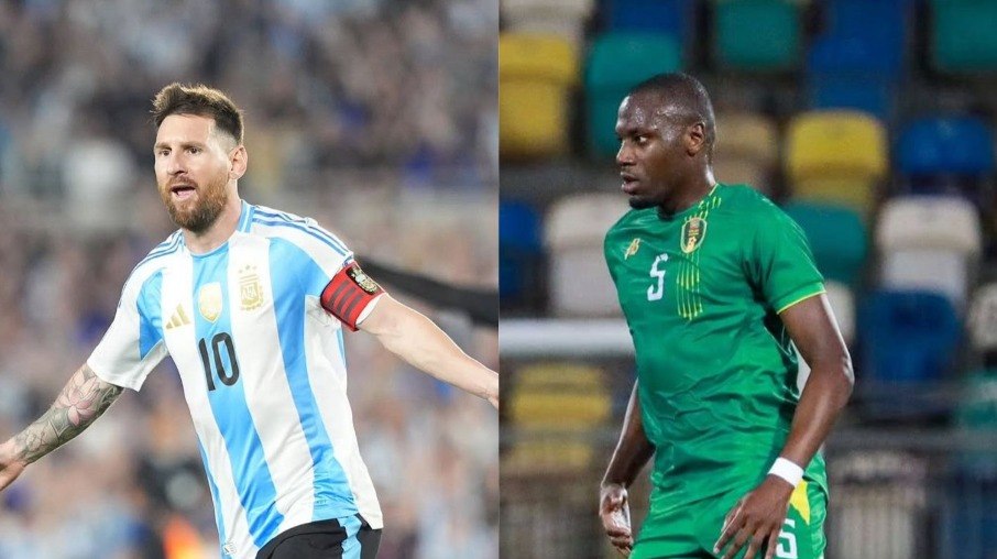 Messi e Lamine Ba se enfrentam em Argentina x Mauritânia