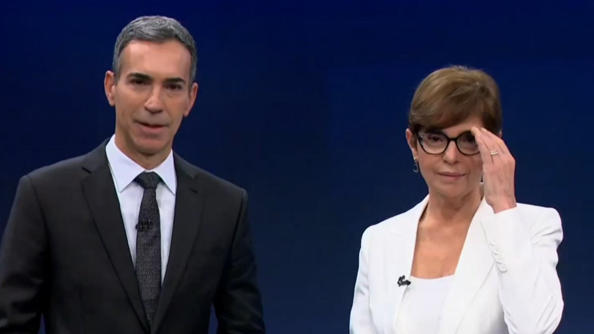 César Tralli confunde Renata Lo Prete com colega ao vivo na Globo