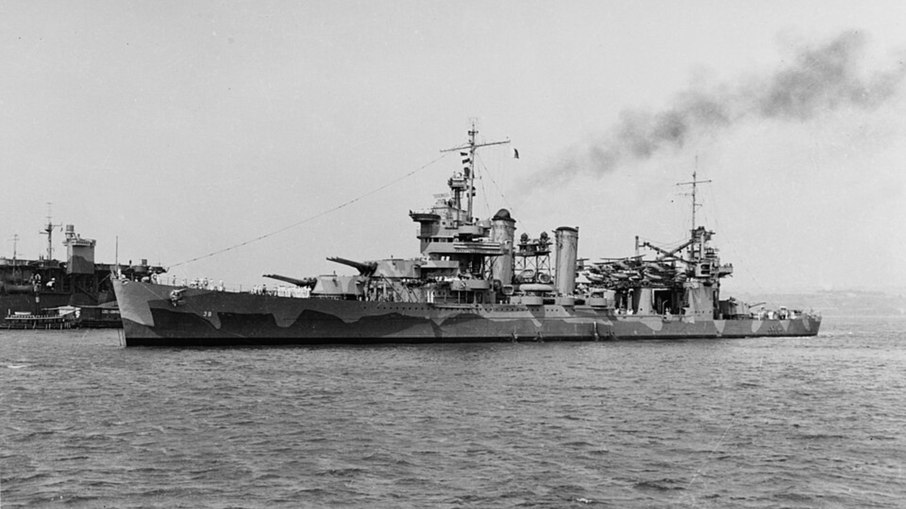 Navio americano afundado na 2ª Guerra é visto após décadas Navio americano afundado na 2ª Guerra é visto após décadas