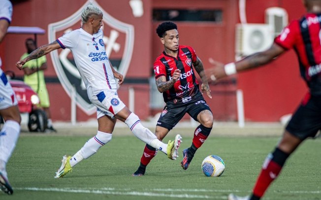 Tudo igual! Vitória sai na frente, mas Bahia busca o empate no primeiro Ba-Vi da Série A