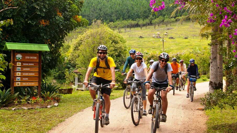 Ciclistas no Circuito das Frutas de São Paulo Ciclistas no Circuito das Frutas de São Paulo