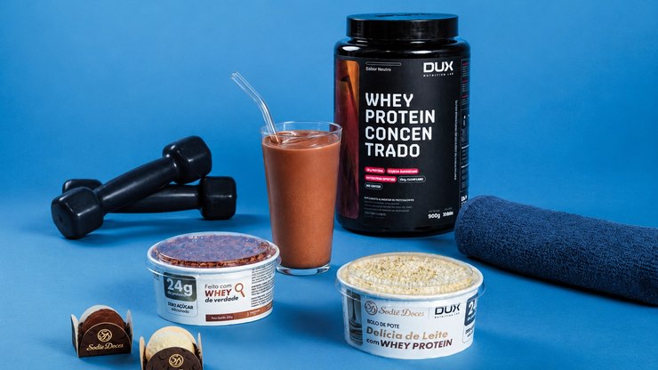 Sodiê Doces lança linha com whey protein em parceria com a DUX