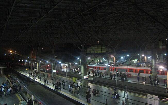 Estação Brás, na região central de São Paulo, onde a criança foi abandonada