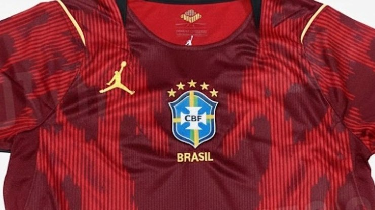 Portal vaza como seria a camisa vermelha da Seleção