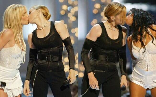Beijo de Madonna com Britney Spears e Christina Aguilera é um assunto comentado até hoje