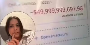 Mulher vai a bar, banco erra e conta tem débito bilionário