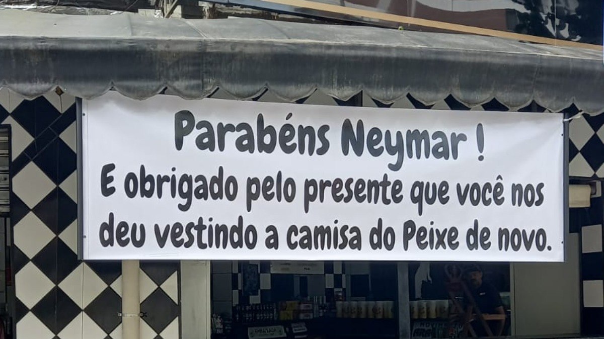 Padaria é ponto de encontro dos torcedores santistas Padaria é ponto de encontro dos torcedores santistas