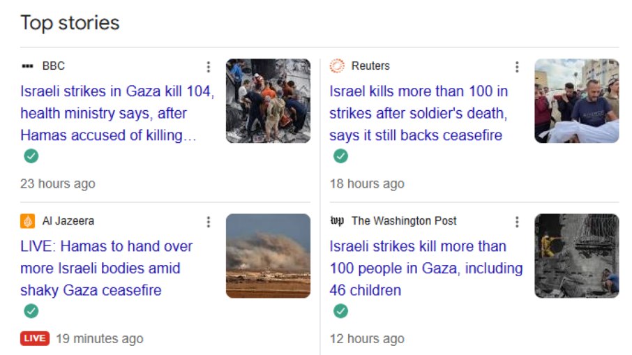 Todos os olhos da imprensa internacional estão voltados apenas para Israel