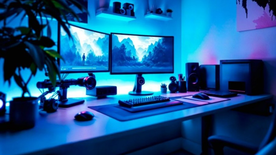 Periféricos gamers podem ir além dos jogos e ajudar a deixar a rotina de trabalho e estudos mais confortável e organizada. Periféricos gamers podem ir além dos jogos e ajudar a deixar a rotina de trabalho e estudos mais confortável e organizada.