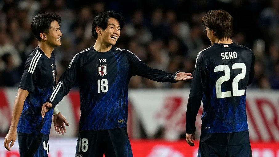 Ueda foi o responsável pelo gol da virada japonesa