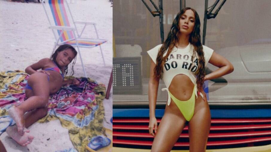 Anitta compartilha recordação da infância: “a small girl from Rio”