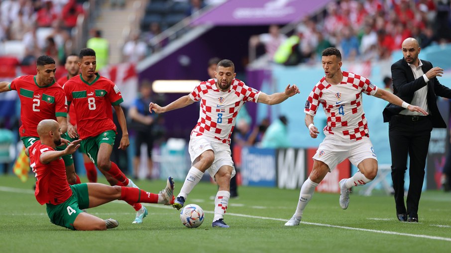 Croácia e Marrocos terminam partida em empate sem gols