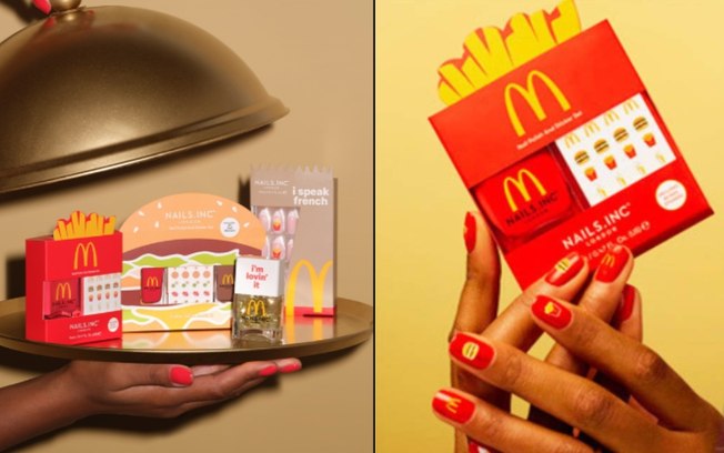 Marca lança coleção de esmaltes em parceria com o McDonald’s e surpreende