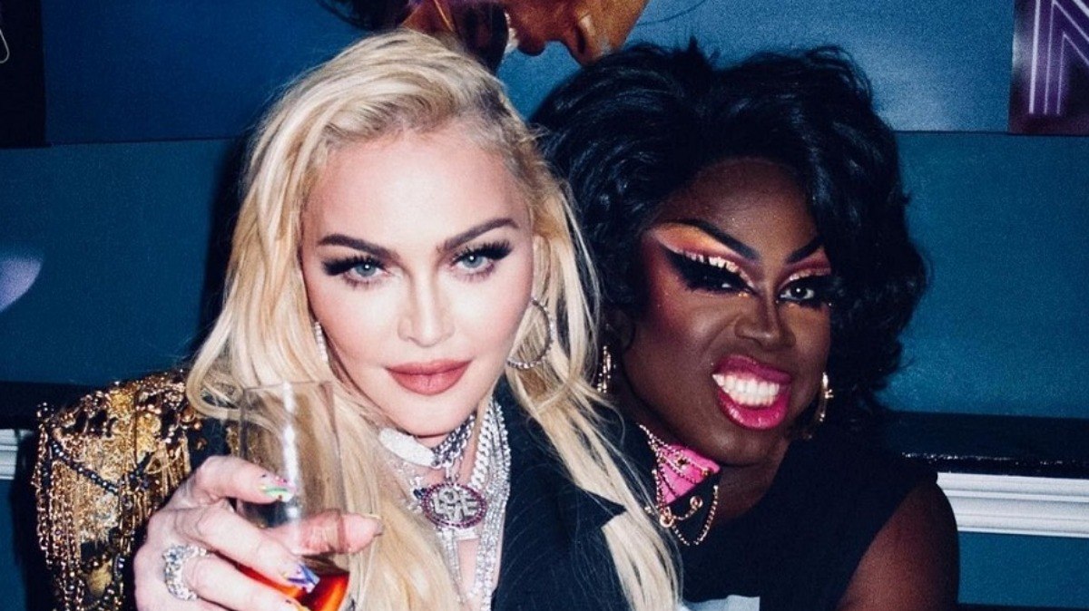 Bob The Drag Queen e a cantora Madonna.