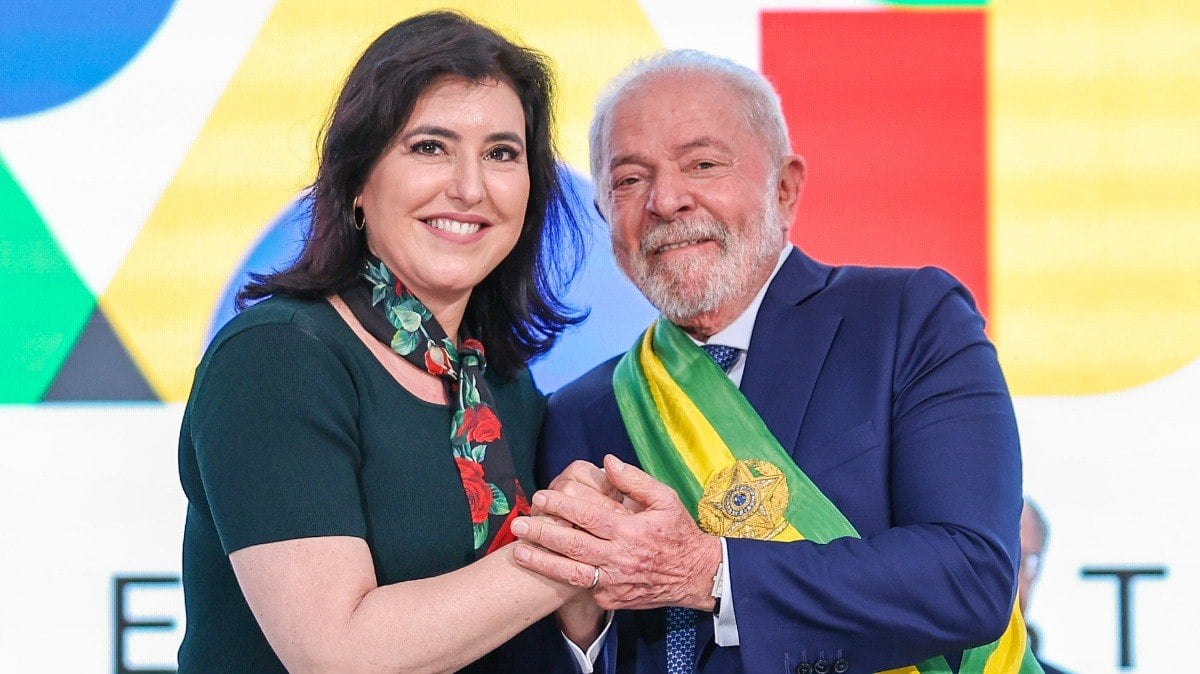 A ministra Simone Tebet tem ganhado elogios de Lula