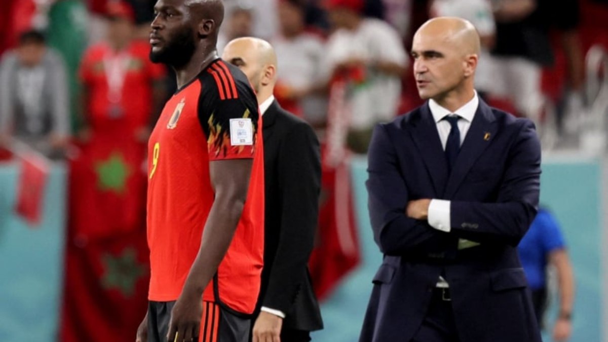 Roberto Martínez, técnico da Bélgica, lamenta derrota para Marrocos: 