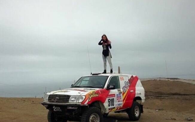 Jornalista peruana Fernanda Kanno agora é também competidora do Rali Dakar