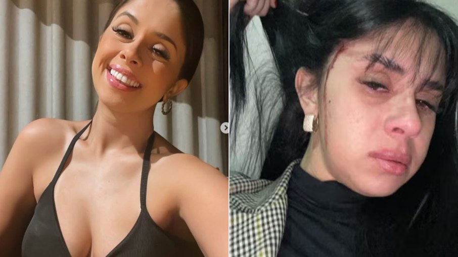 Cantora sertaneja é atacada por dupla encapuzada na frente de casa em SC Cantora sertaneja é atacada por dupla encapuzada na frente de casa em SC