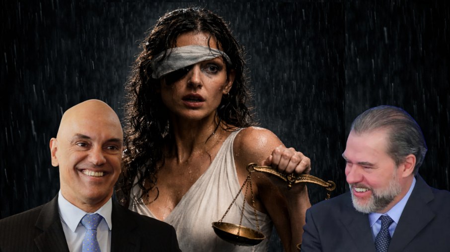 A Justiça sendo desvendada