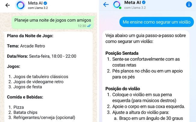 WhatsApp e Instagram ganham assistente de inteligência artificial