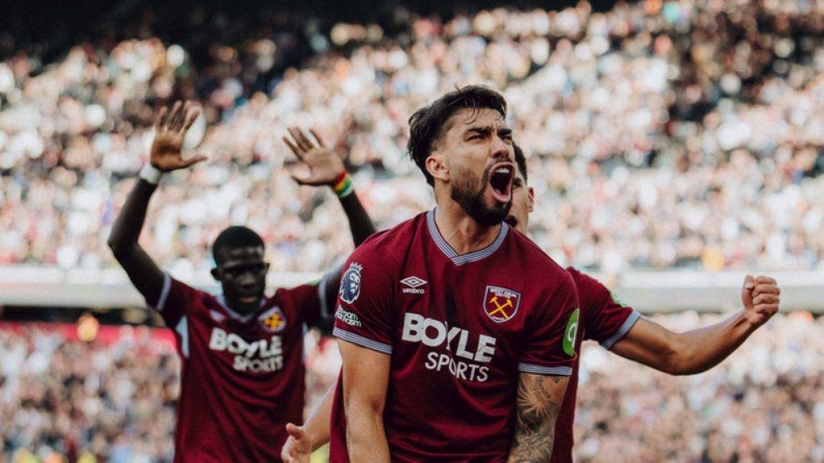 Paquetá celebra pelo West Ham