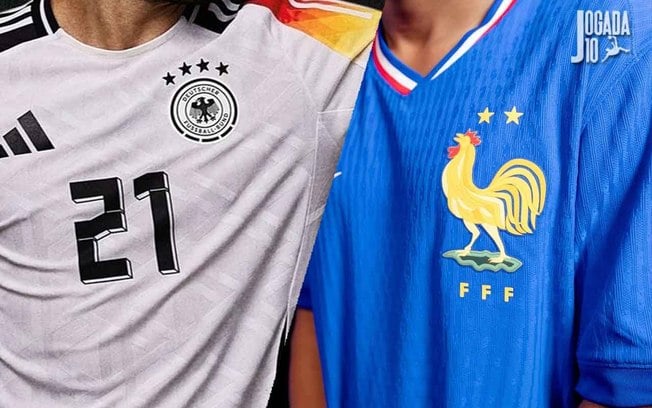 As duas camisas mais valiosas da Eurocopa são da Alemanha e da França