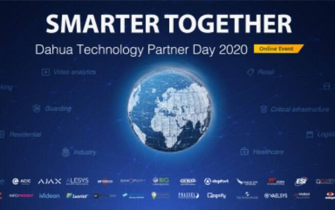 Dahua Technology sediará o Online Partner Day 2020 com 26 parceiros de tecnologia