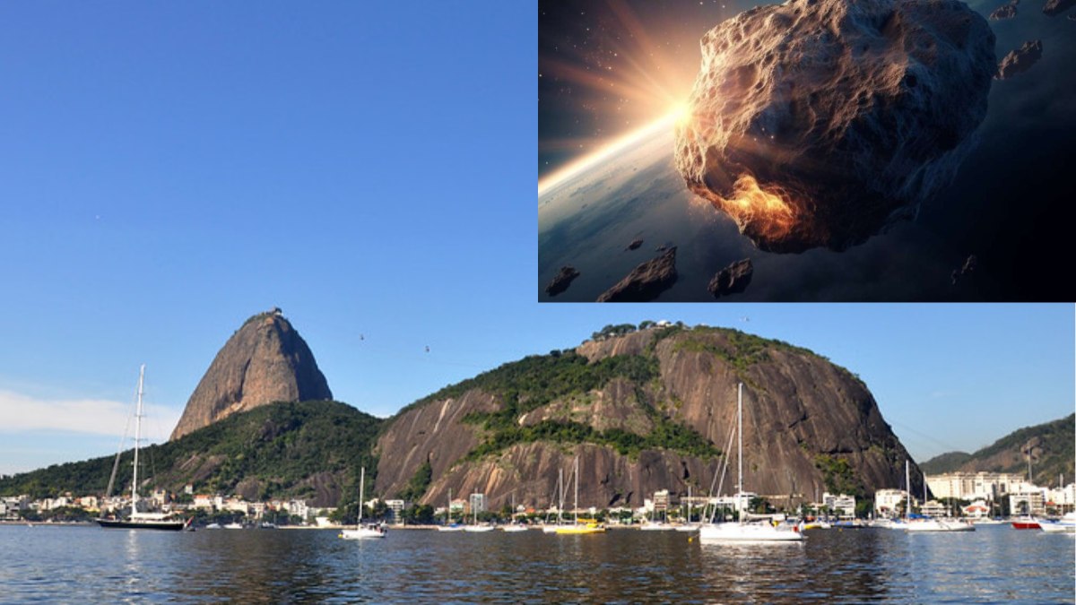 Em comparação, o asteroide tem 366 metros de diâmetro, enquanto o Pão de Açúcar, no RJ, tem 396 metros de altura