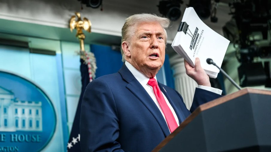 Donald Trump, presidente dos Estados Unidos Donald Trump, presidente dos Estados Unidos